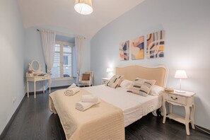 3 soverom, strykejern/-brett, reiseseng for barn og wi-fi (inkludert)