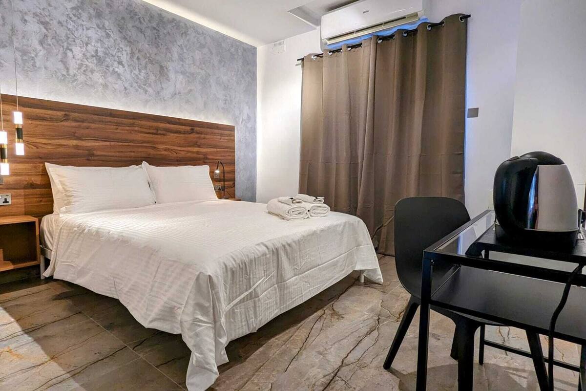 Standard Double Room | Memory foam beds, soundproofing, WiFi (free)