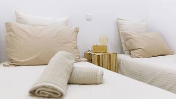 2 bedrooms, iron/ironing board, travel crib, free WiFi