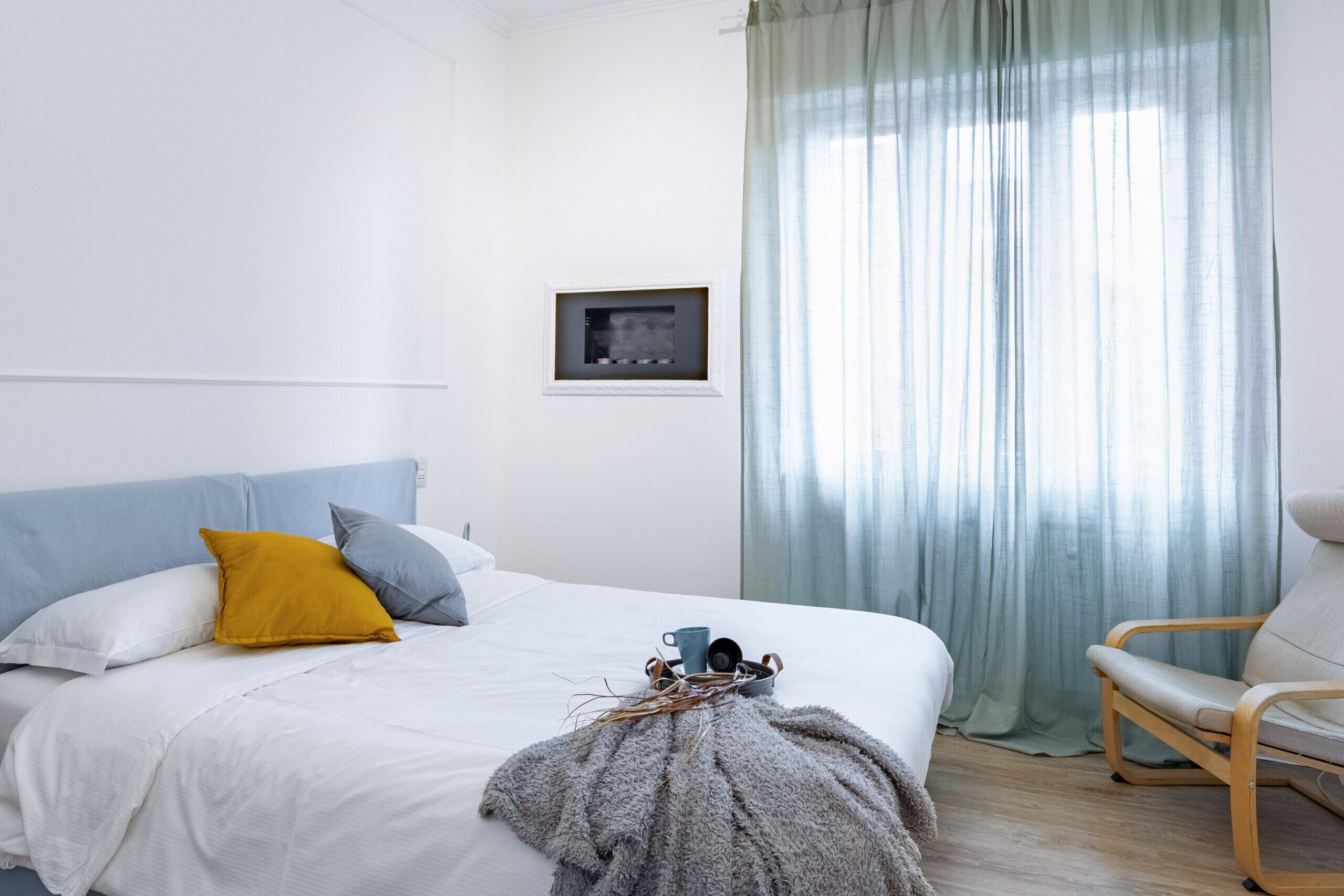 Bügeleisen/Bügelbrett, kostenloses WLAN, Bettwäsche