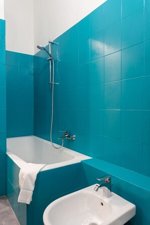 Regadera, secadora de cabello, bidet 