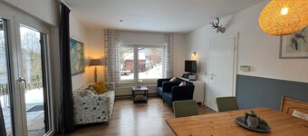 Platell Ferienhäuser Harz, Rodelhaus 4 Persoons Bungalow met Buiten Haard