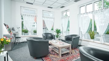 Lobby sitting area
