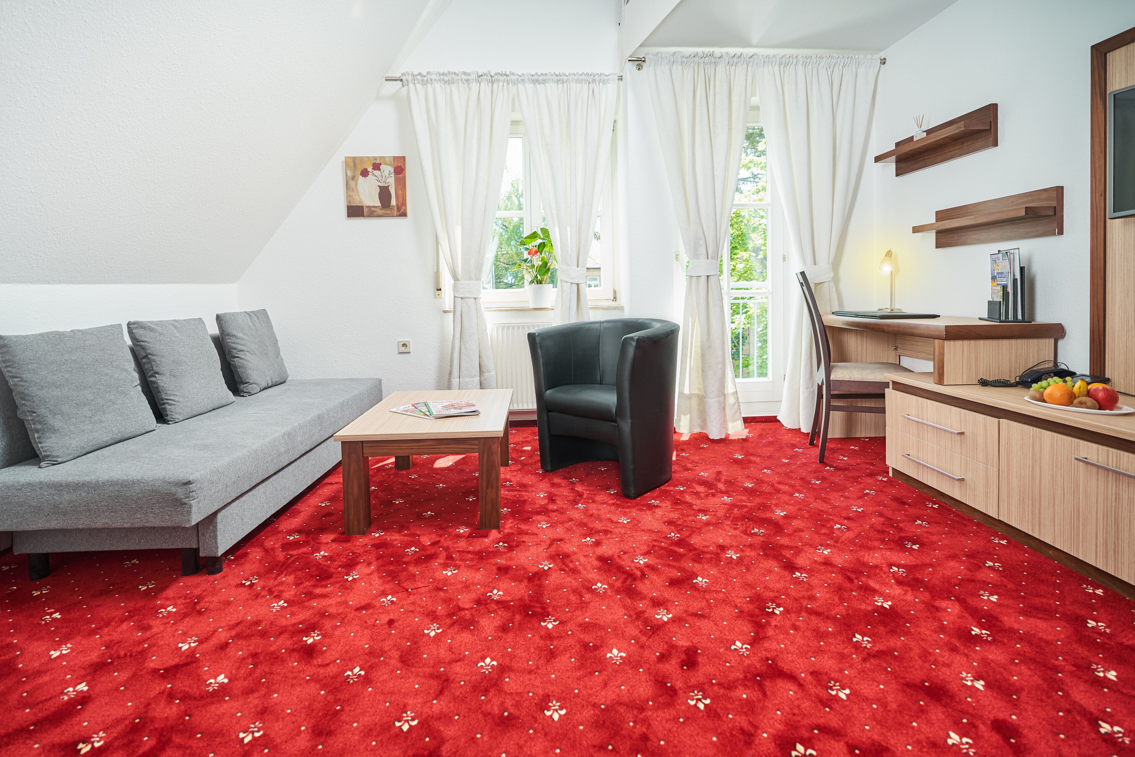 Maisonette | Wohnbereich | Fernseher