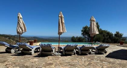 3 bedroom house with pool and stunning views over the Gulf of St Tropez, Var