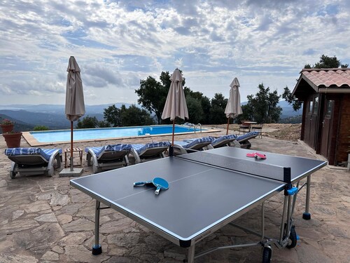 3 bedroom house with pool and stunning views over the Gulf of St Tropez, Var