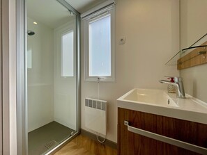 Shower, hair dryer