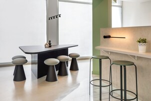 Sala de estar en el lobby