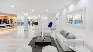 Sitteområde i lobbyen