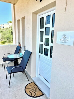 Terrace/patio - "Shiny" sea view apartment in Istron (Αγιος Νικολαος)