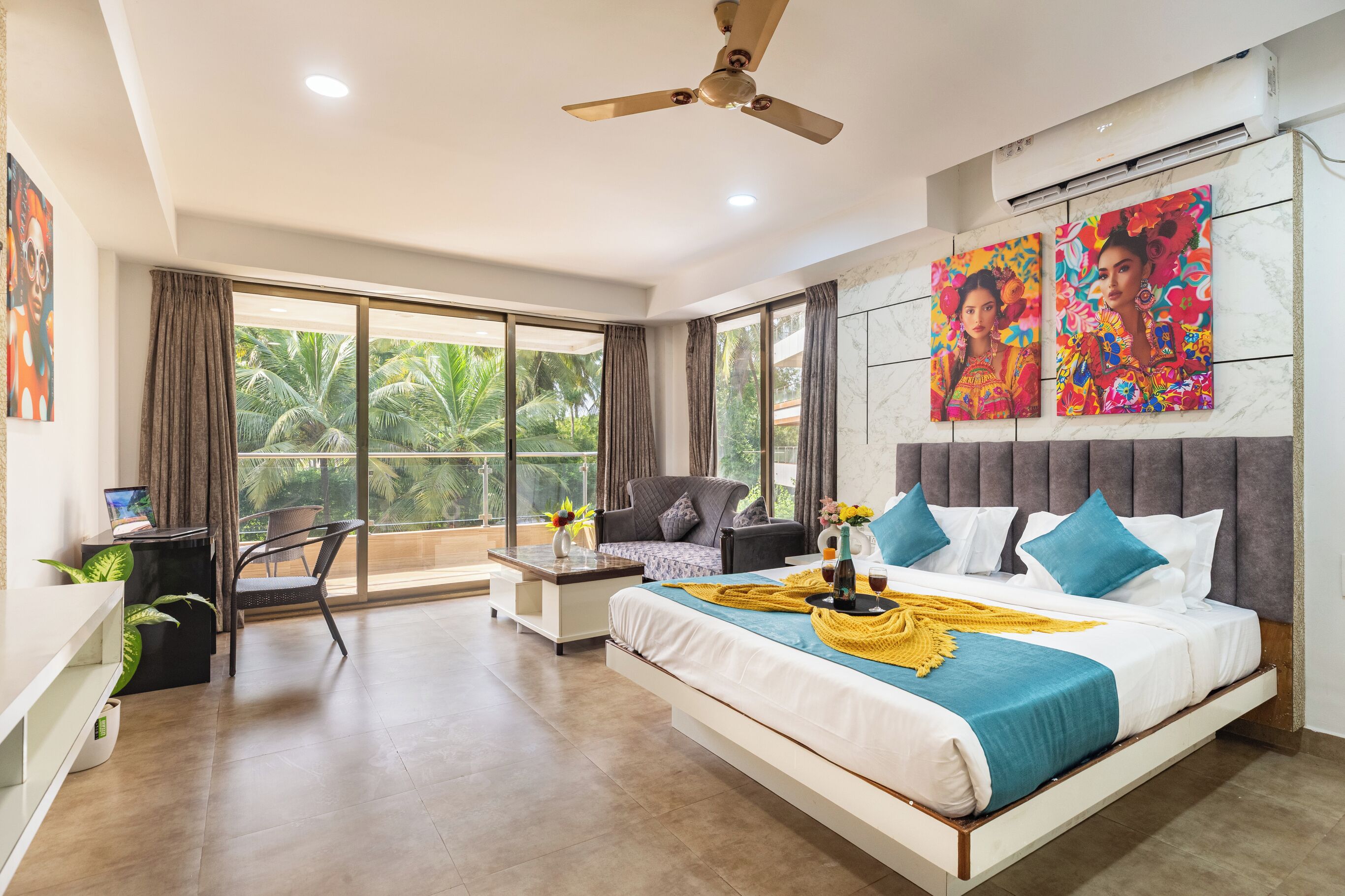 Grand Villa | Premium bedding, down duvets, individually decorated