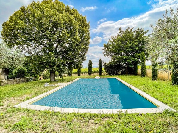 Pool - Ancien Corps de Ferme Avec Piscine au Coeur des Vignes en Drôme Provençale (Rochegude)