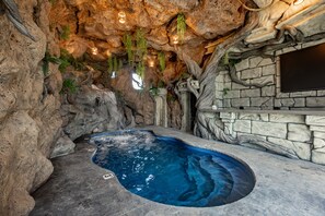 Indoor pool, outdoor pool