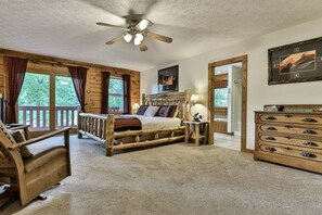 6 bedrooms, iron/ironing board, WiFi, bed sheets - Serenity Lodge - 6 BR Log Home (Ellijay)