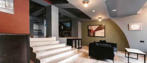 Sala de estar en el lobby