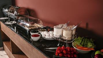 Daily buffet breakfast (USD 9 per person)