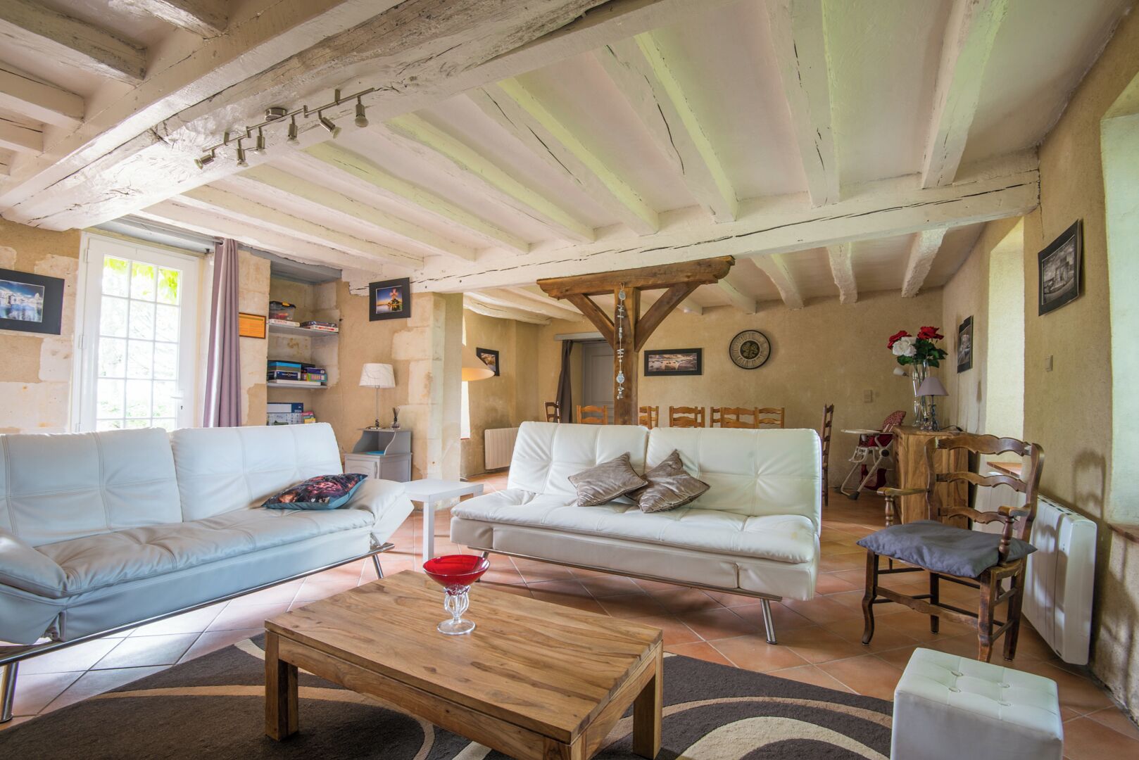 TV connectée, cheminée