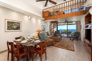 TV - Country Club Villas#316 Top Floor, Incredible Oceanview, Spacious Lanai, Ac (KAILUA KONA)