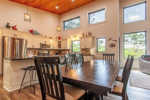 Dining - The Cove | Brand new Smoky Mtn Cabin on Lake Fontana! (Bryson City)