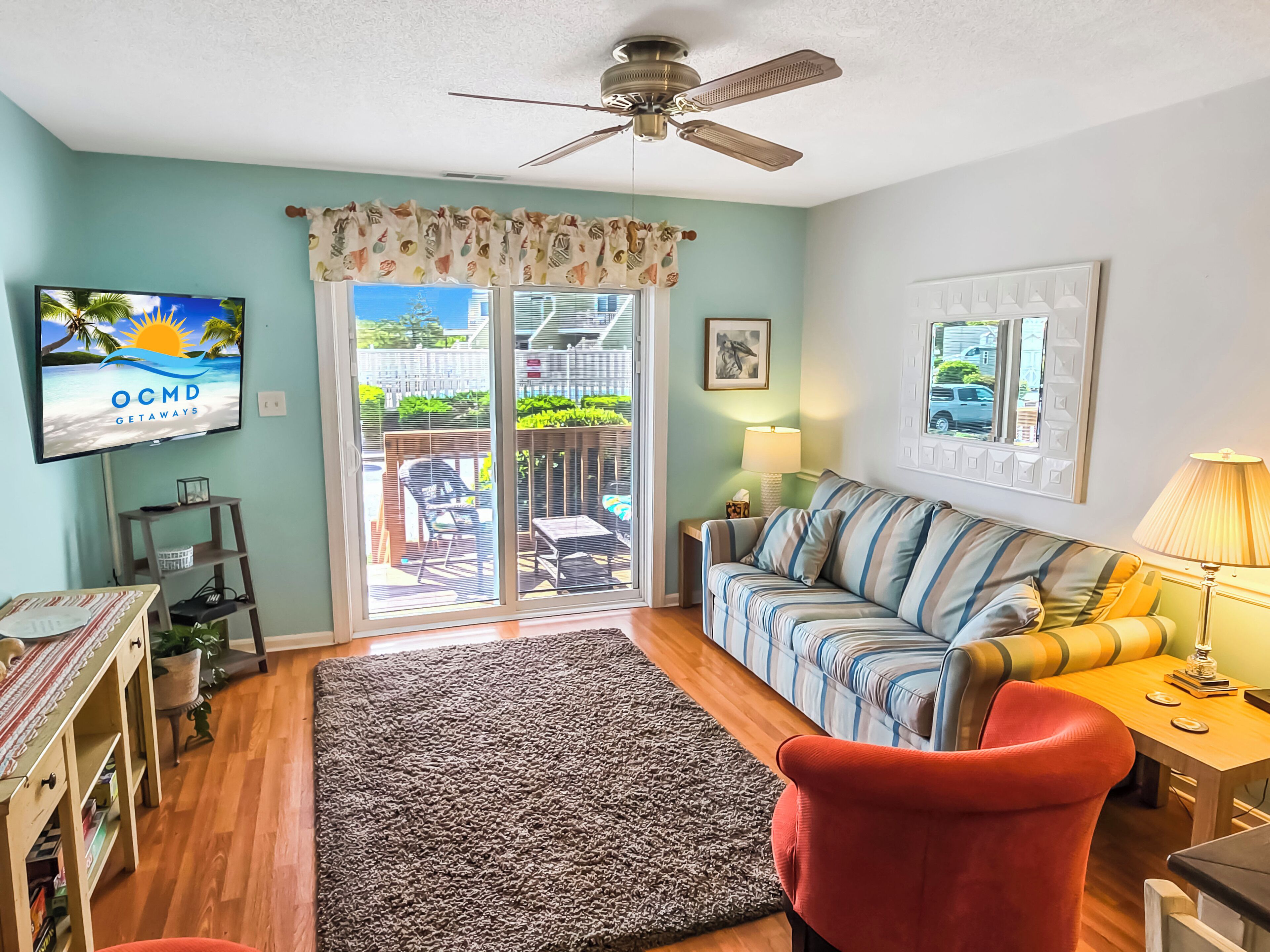 Two bedroom, two bathroom condo with outdoor pool in North Ocean City - 3 blocks to the beach and Atlantic Ocean! W107