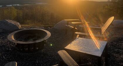 Enjoy sunrise views over Sebago Lake