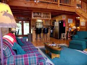 TV, fireplace, DVD player