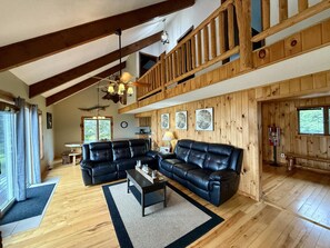 スマートテレビ、暖炉、DVD プレーヤー