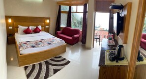 Kamar Double Deluks | Wi-Fi gratis dan seprai linen