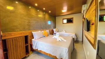 Quarto triplo | Roupa de cama