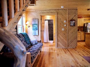 Interior - Loon Loft with The Loonlet Vintage Camper on Drummond Island (Drummond Island)