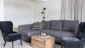 Cabin Tiêu chuẩn, 1 phòng ngủ, quang cảnh vườn, khu vực vườn | Khu phòng khách