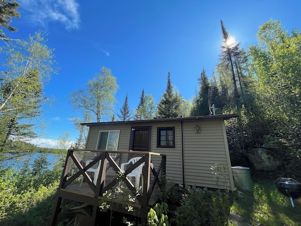 Terrace/patio - Lakefront Cabin with Pontoon & Fishing Boat Access (ely)