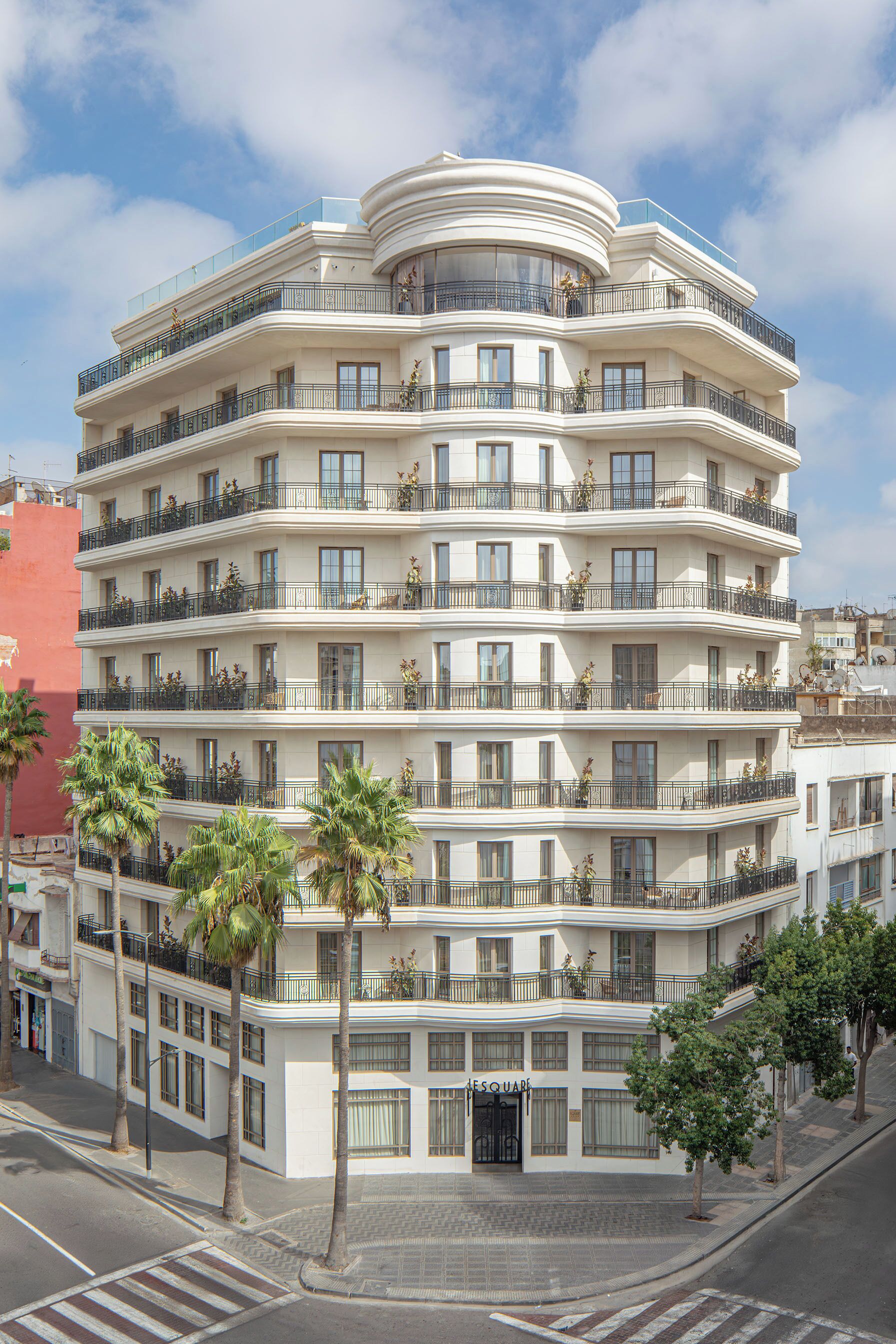 Voorkant van accommodatie