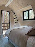 Cabaña bosque tiny un ambiente | Bed sheets