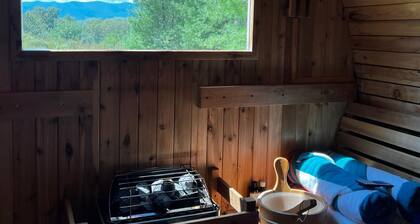 Nature Mountain Retreat with Outdoor Hot Tub and Sauna Spa Experience