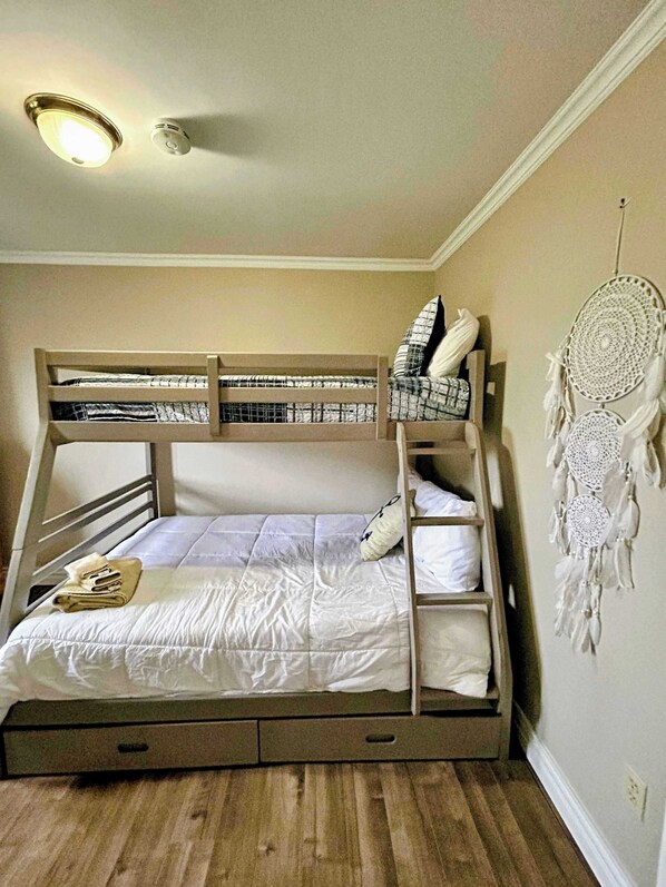 2 chambres, Wi-Fi, literie fournie