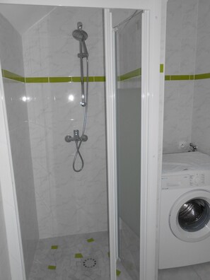 Shower, hair dryer, soap - Gîte du Vivier, à 2km du Parc Beauval (Seigy)