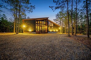 Exterior - Family Fun Awaits | Hot Tub, Games & Forest Views (Broken Bow)