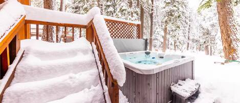 Idromassaggio all'aperto