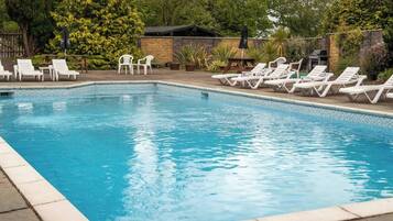 Cabin, 2 Bedrooms, Terrace | Pool | Outdoor pool