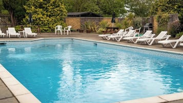 Cabin, 2 Bedrooms, Terrace | Pool | Outdoor pool