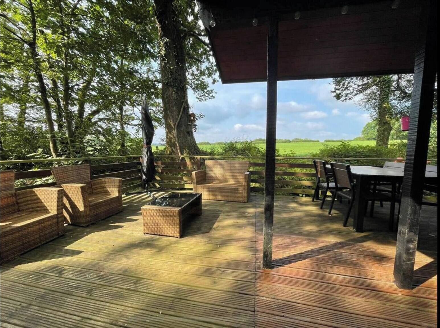 Ferienhütte, 2 Schlafzimmer, Terrasse | Außenbereich