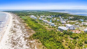 Vlak bij het strand