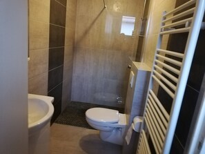 Shower, hair dryer, toilet paper - L'appart des Sotrés Avec Terrain Clôturé et Table de Billard et Ping Pong (SAINT-DIE-DES-VOSGES)