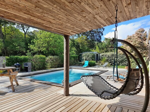 Outdoor pool - Villa Avec Piscine, au Calme . A 5minutes de la Plage . Animaux Acceptés (Prunelli di fiumorbu)