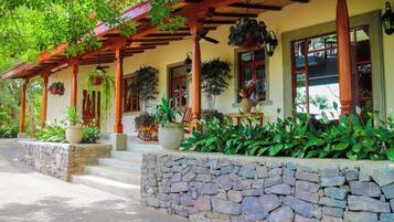 Fassade der Unterkunft