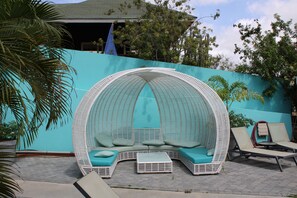 Terrace/patio - Complete Two-Bedroom Suite Apartment @ Route 66 Jan Thiel Curacao (Jan Thiel)