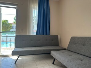 Family Apartment, Balcony, Pool View | In-room safe, free WiFi - Stay Dalyan Apart Hotel (Ortaca)