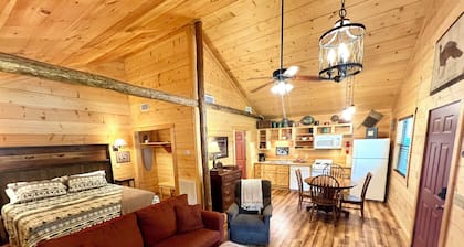 Cabin in town, walking distance to courthouse square.