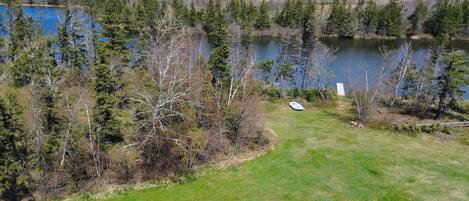 منظر من الجو على ارتفاع عالٍ